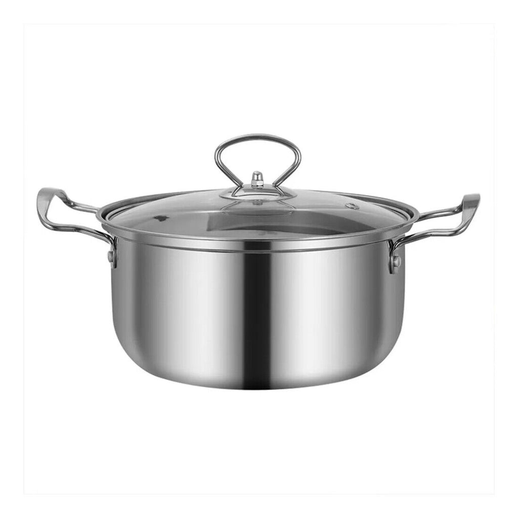 Induction Non Stick Stainless Steel Cookware With Lids Set, 11 pcs