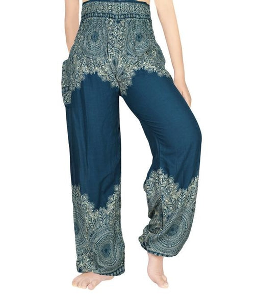 Women's Boho Floral Yoga Pants