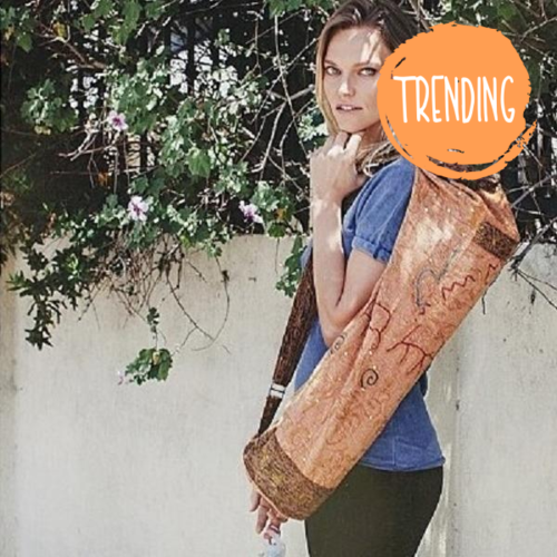 Handcrafted Chic Yoga Bag ,Stylish Mat Carrier